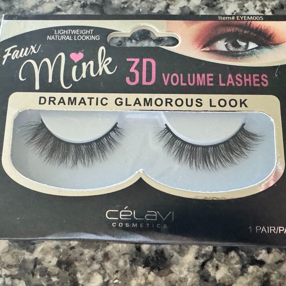 Celavi Cosmetics Eye lashes, different styles